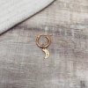 Argollita Lunita Gold - Acero dorado C11 bis