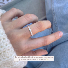 Anillo Twist Shine - Plata 925 Y21.G - comprar online