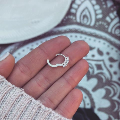 Aro Clack Meliay Shine - Plata 925 C19.H en internet