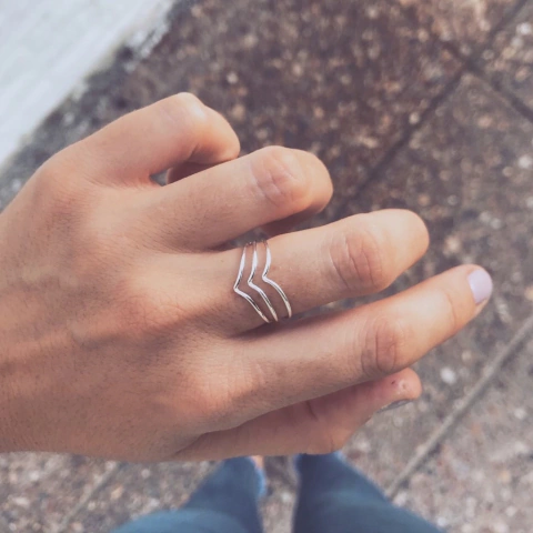 Anillo Valkash - Plata 925 E14