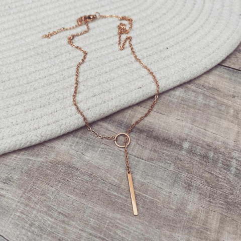 Collar Karmin Movible Gold - Acero Dorado E20.i