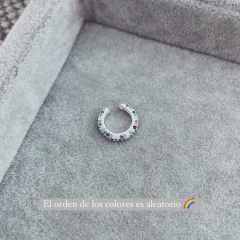 Mega Cuff Rainbow Grueso - Plata 925 C24.E en internet