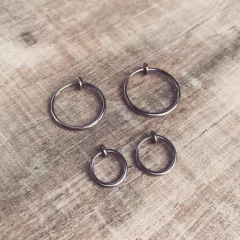 Argollita a presión - Acero quirúrgico Q5 - comprar online