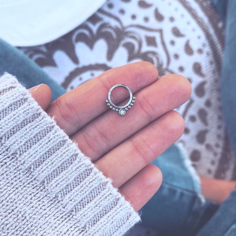 Aro Cierra Facil Phau Shine - Acero Quirurgico W8.J