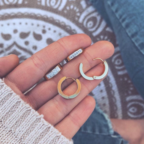 Aros Clack Partel Gold - Acero dorado Y1