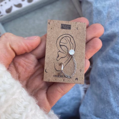 Argollita + Cubic - Acero quirúrgico N6