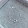 Pulsera Corazon Calado Shine - Plata 925 W3