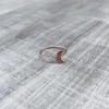 Anillo Twisteli Luna gold AN - Acero Dorado
