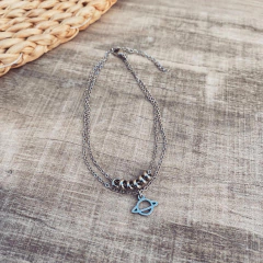 Tobillera Doble Chaisaturno - Acero quirúrgico W3 - comprar online