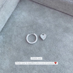 Aro 2 en 1 Pop - Plata 925 Y21.F - comprar online