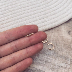 Cuff Pekhu Gold - Plata 925 Bañada en oro E7 - comprar online