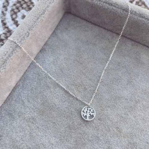 Collar Mini Arbol - Plata 925 Y21.i