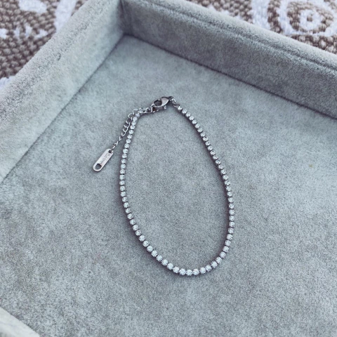 Pulsera Shine fina - Acero quirúrgico W14.A