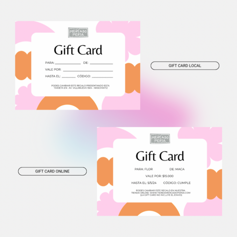 GIFT CARD - comprar online