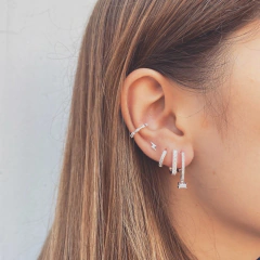 Aros Desigual Shine - Plata 925 C13 B en internet