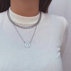 Collar Zodiaco Chapita - Acero Quirúrgico B2 bis en internet