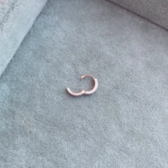 Aro Clack Barb Fino Rose - Plata 925 Bañada en rose A18.AC en internet