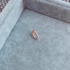 Aro Clack Phone Rose - Plata 925 bañada en oro rose C25.H - comprar online