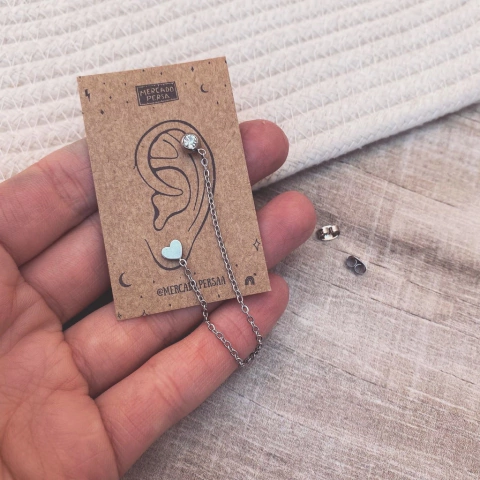 Aro cadena Heart - Acero quirúrgico C13.B