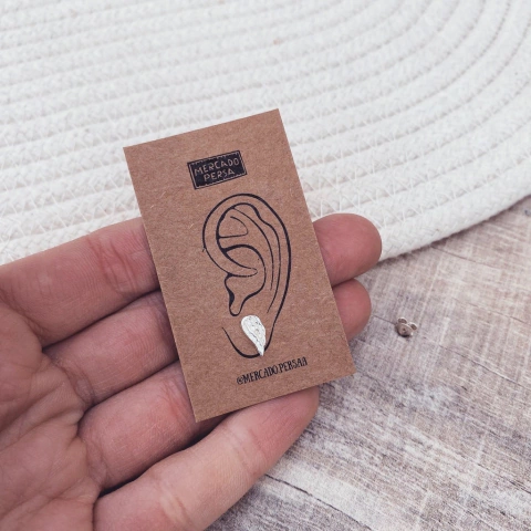 Aros Alitas Puntitos - Plata 925 V11.C