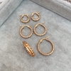 Aros Encand Gold - Acero dorado B8