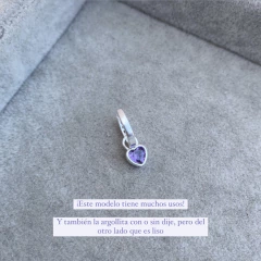 Aro Susan Lila - Plata 925 X9.G - tienda online