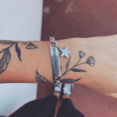 Pulsera Best Friends For Ever Star - Acero quirúrgico L8 bis - comprar online