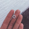 Aro clack cuore shine - Plata 925 C16.H