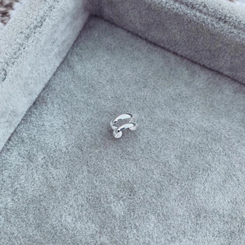 Ear cuff Duo - Plata 925 A15.Y