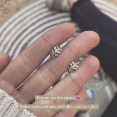 Aros Hiedra Shine Rodinada- Plata 925 C1.D en internet