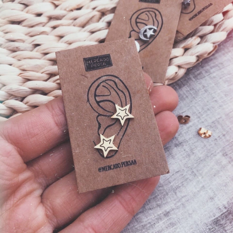 Aros Lyla - Acero dorado V20 B