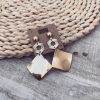 Aros Enuk Gold - Acero Dorado F8-C