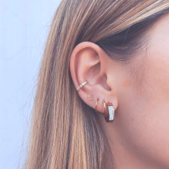 Aros Clack Partel Gold - Acero dorado Y1 en internet