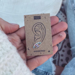 Aro Ojito Rainbow - Plata 925 C22.i