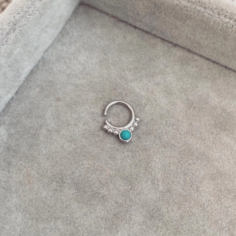 Aro Cartilago o Septum Hintur - Acero quirúrgico X1.G