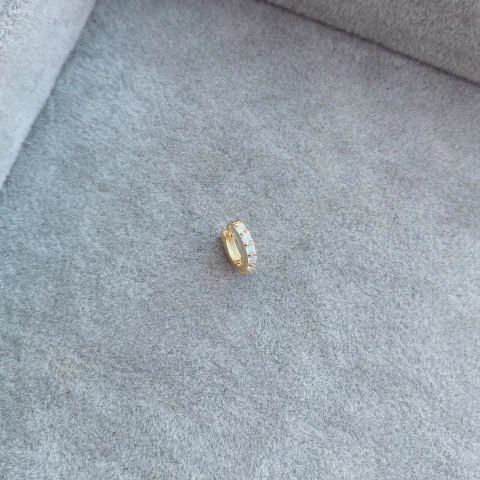 Aro Bruly Gold - Plata 925 Bañada en Oro A15.J