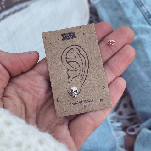 Aro Calavera - Plata 925 W1 bis.C