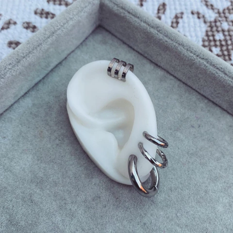 Cuff Triple Anchito- Acero Quirúrgico Z1 - comprar online