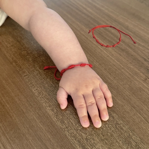 Pulsera 7 Nudos Para Bebé - Hilo M32.G - comprar online