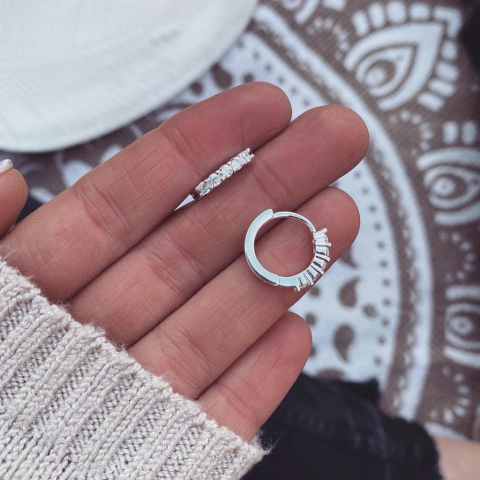 Aros Clack Mega Manhattan - Plata 925 V2.F