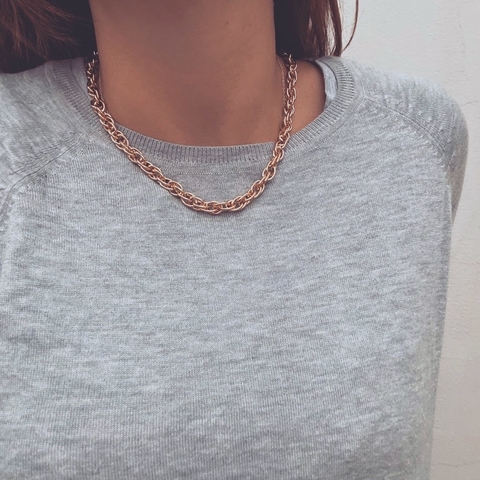 Collar Franchu Gold - Acero Dorado V24 - comprar online