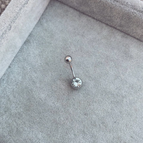 Piercing pupo strass basic - Acero quirúrgico C1.E