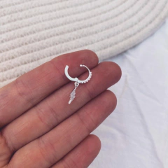 Aro clack rayito brillos - Plata 925 C10.I en internet