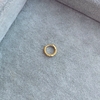 Aro Clack Phone Gold - Plata 925 Bañada en Oro A19.F