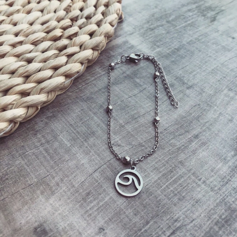 Pulsera Roxy dije - Acero quirúrgico R3