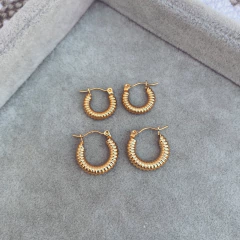 Aros Merni Gold - Acero dorado M32.K