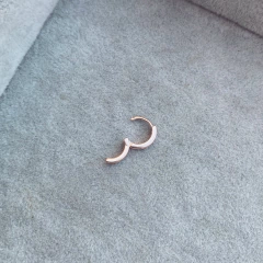 Aro Clack Dely Rose - Plata 925 Bañada en rose X1.F en internet