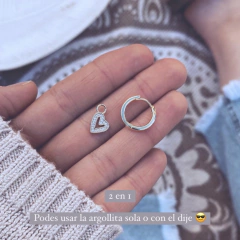 Aro Clack Beios Shine Gold - Plata 925 bañada en oro C21.G