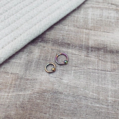 Pach bolita a presión Tornasolado - Acero quirúrgico C21.B