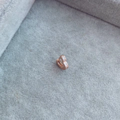 Aro Clack Mini Corazon Rose - Plata 925 Bañada en rose X5.J - comprar online